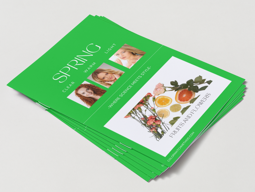 Spring Color Analysis Client Booklet