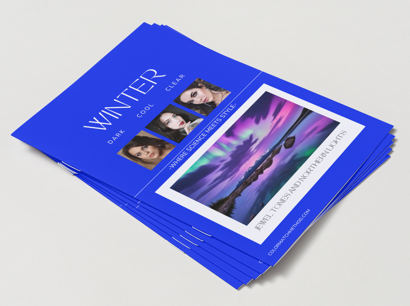 Winter Color Analysis Client Booklet