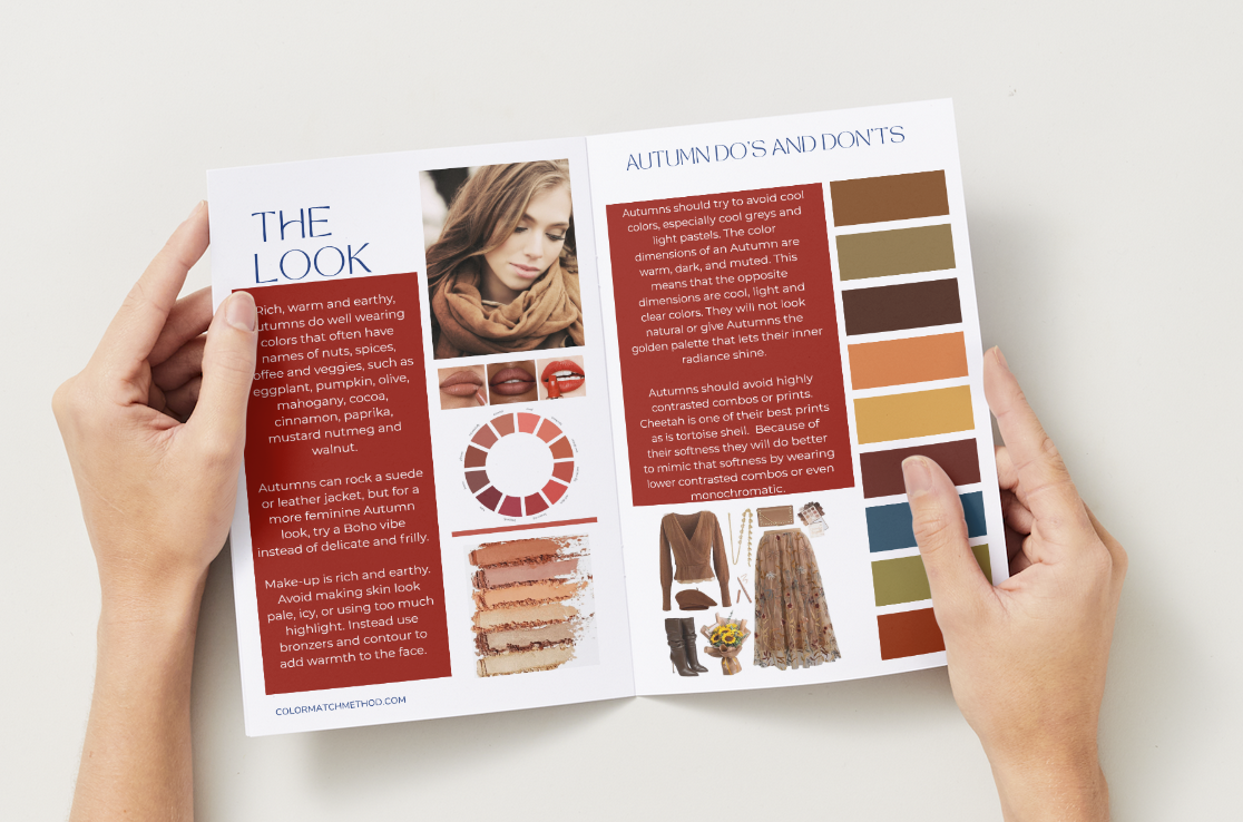 Autumn Color Analysis Client Booklet