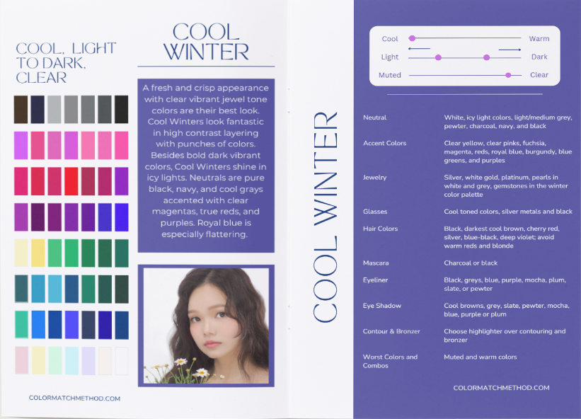 Color Analysis Seasonal Client Booklets