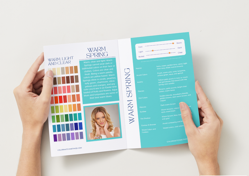 Color Analysis Seasonal Client Booklets